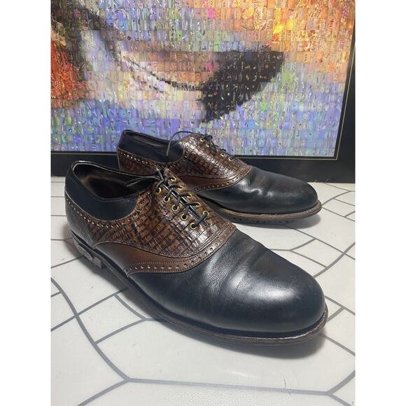 FootJoy Mens Black Premiere Golf Shoes Sz 13 C - Picture 10 of 13